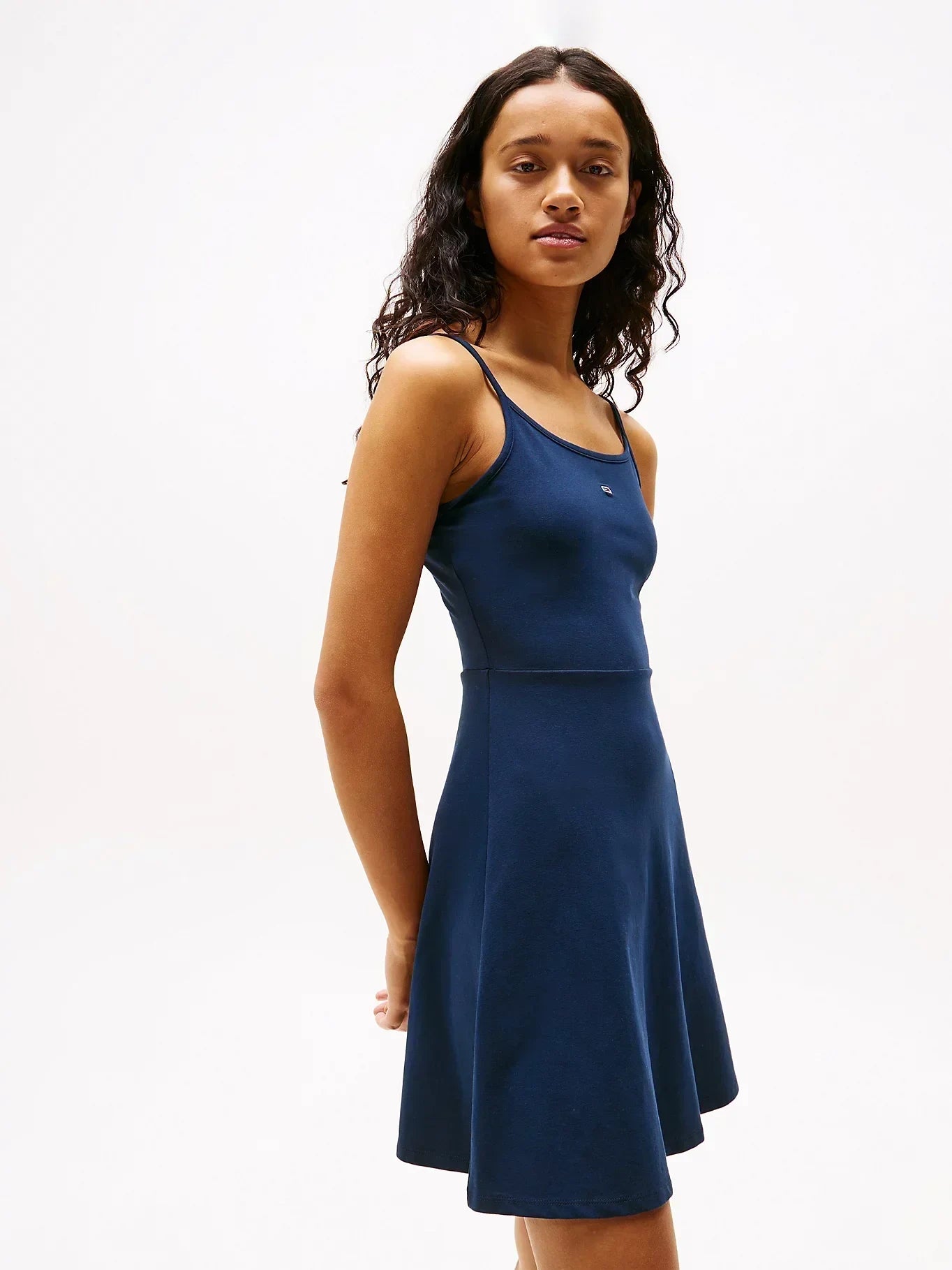 TJW ESSENTIAL STRAP FLARE DRESS 240230 - LUX54