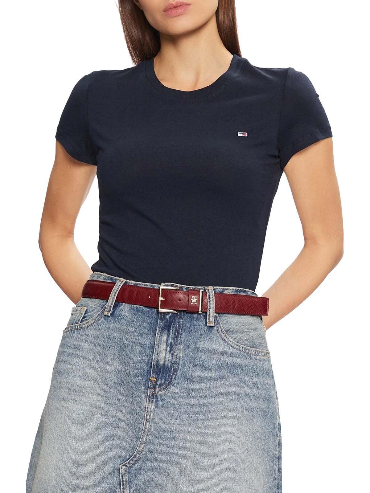 TJW SLIM C-NECK TEE 240157 - LUX54