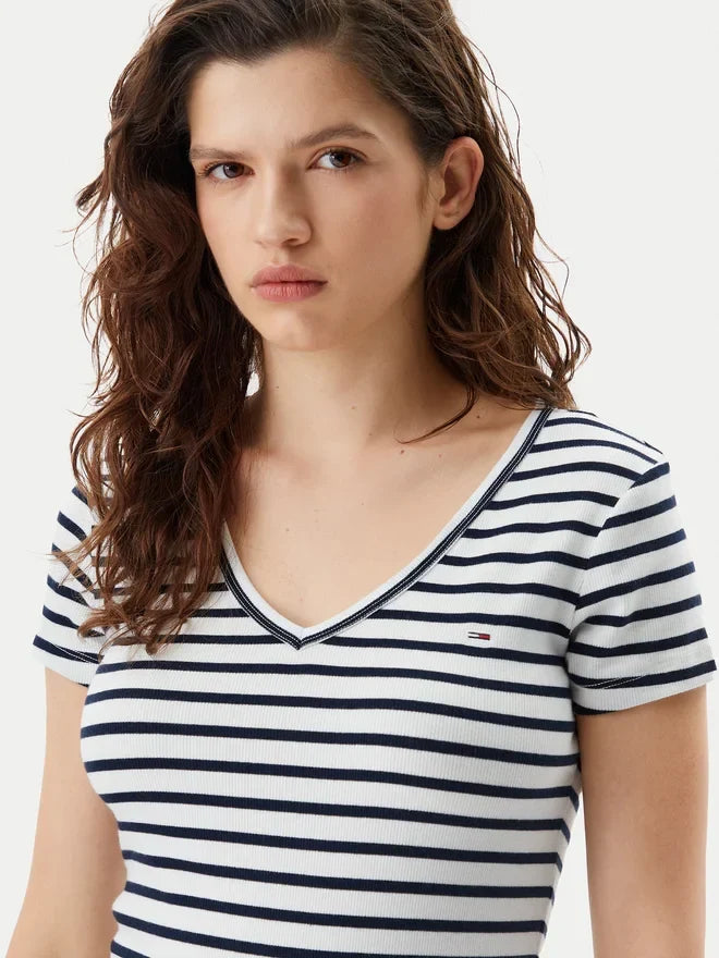 TJW SLIM ESSENTIAL RIB V SS 240012 - LUX54