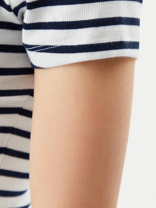 TJW SLIM ESSENTIAL RIB V SS 240012 - LUX54