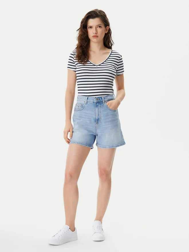 TJW SLIM ESSENTIAL RIB V SS 240012 - LUX54