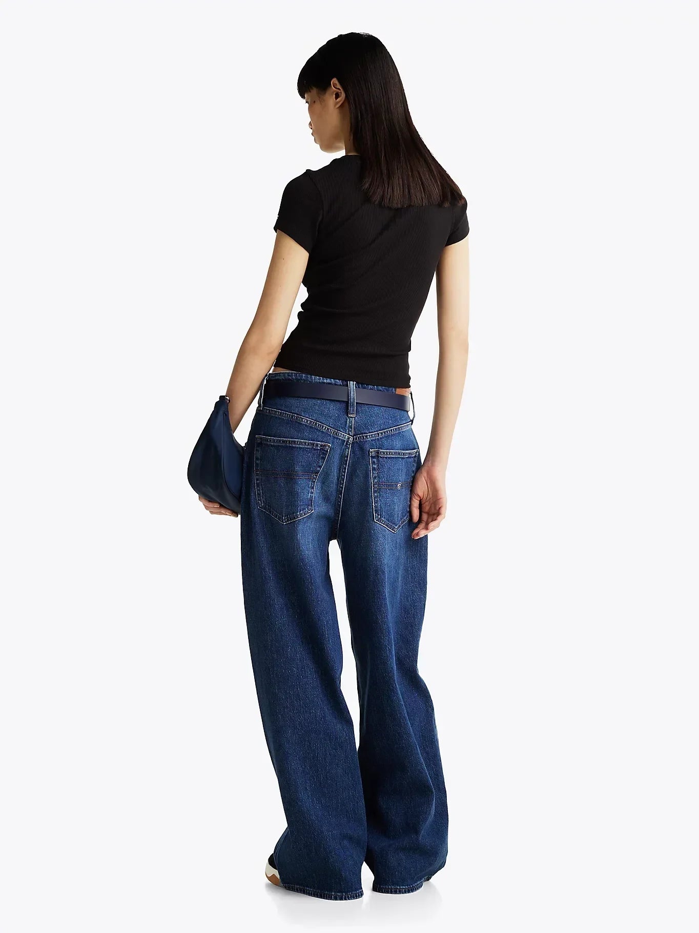 TJW SLIM VARSITY RIB TEE EXT 237182 - LUX54