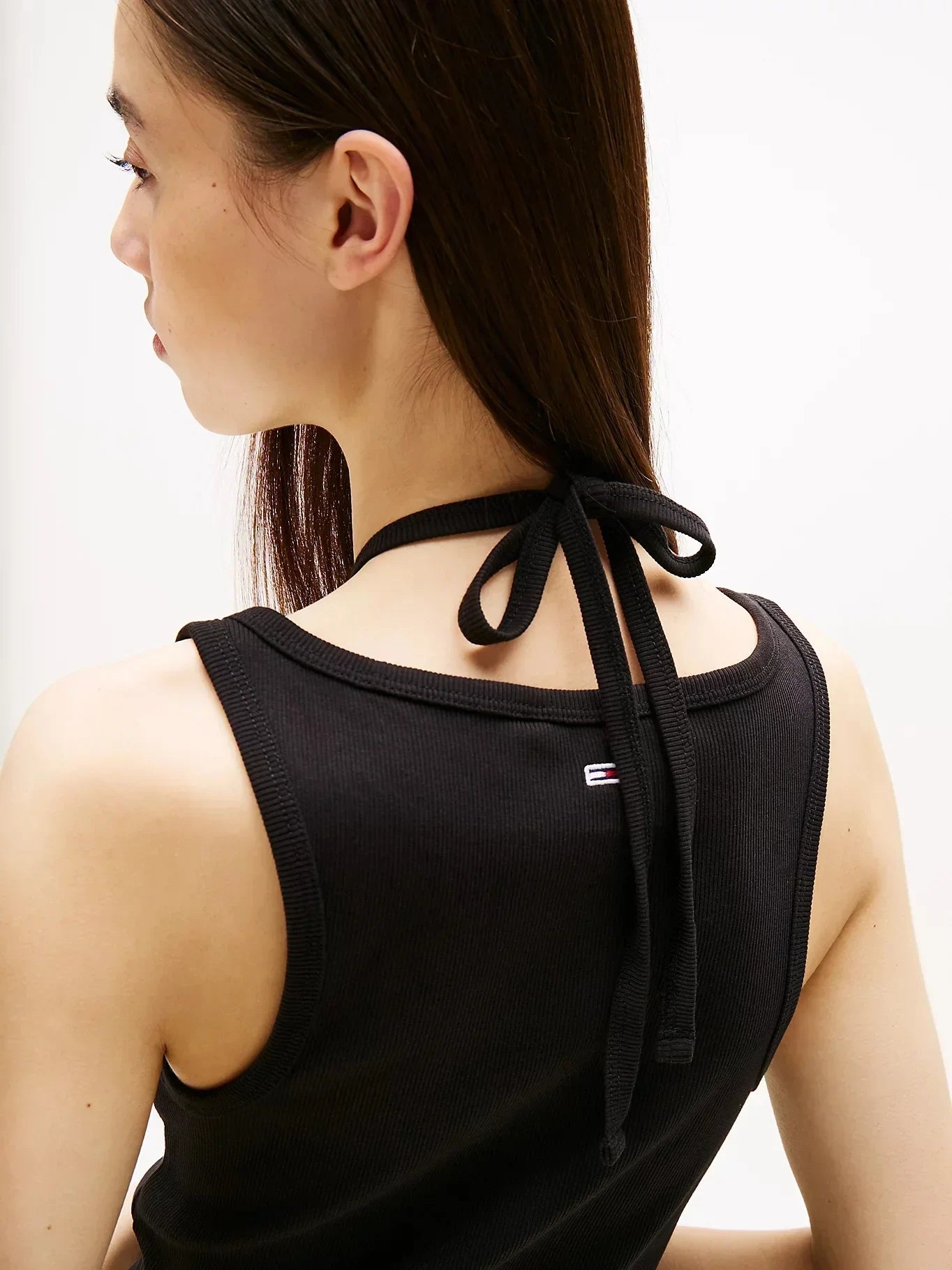 TJW TIE DETAIL GMD SCRIPT DRESS 239564 - LUX54