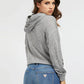 LS CLELIA HOODED TOP - BASIC WOOL KNIT W1BP09KA9C0 DGH