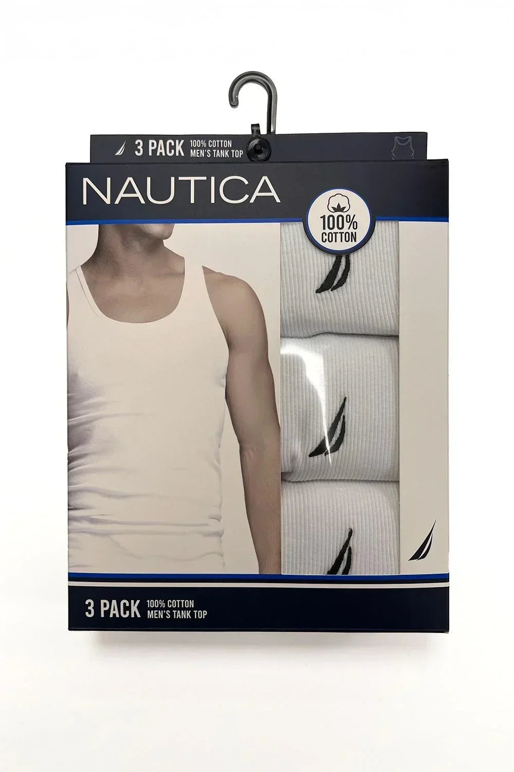 N.S-3 PACK MENS TANKTOP-WHITE