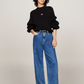 TJW BADGE MOCKNECK SWEATER 234872
