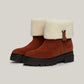 FAUX FUR SUEDE ROLL-DOWN BOOT 235026