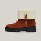 FAUX FUR SUEDE ROLL-DOWN BOOT 235026