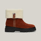 FAUX FUR SUEDE ROLL-DOWN BOOT 235026