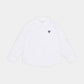 USTABLE LS SHIRT_ - ORGANIC STR. POPELINE 130GSM I81H01WE5W0 TWHT