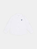 USTABLE LS SHIRT_ - ORGANIC STR. POPELINE 130GSM I81H01WE5W0 TWHT
