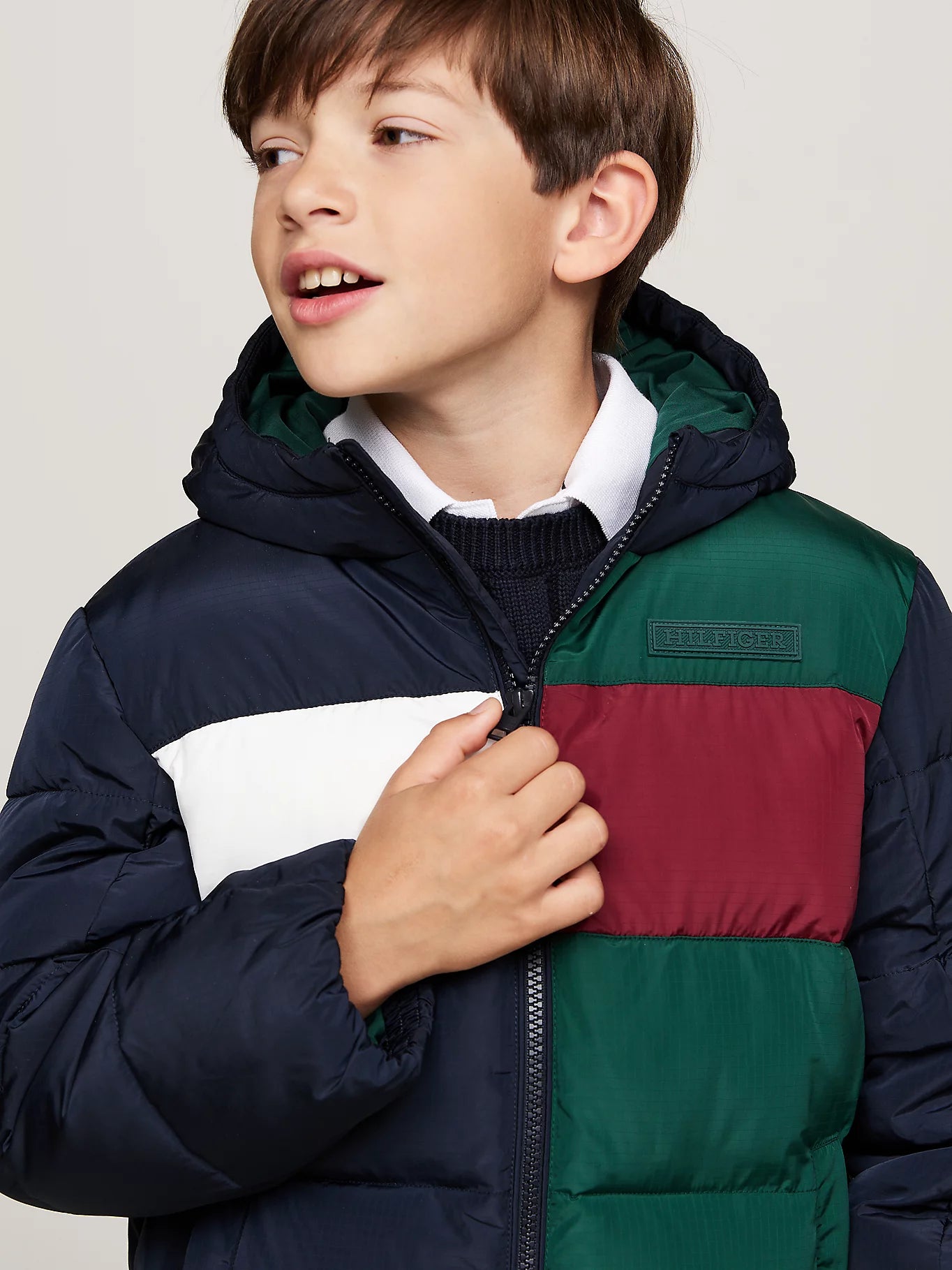 K B COLORBLOCK RIPSTOP PADDED JACKET 232554