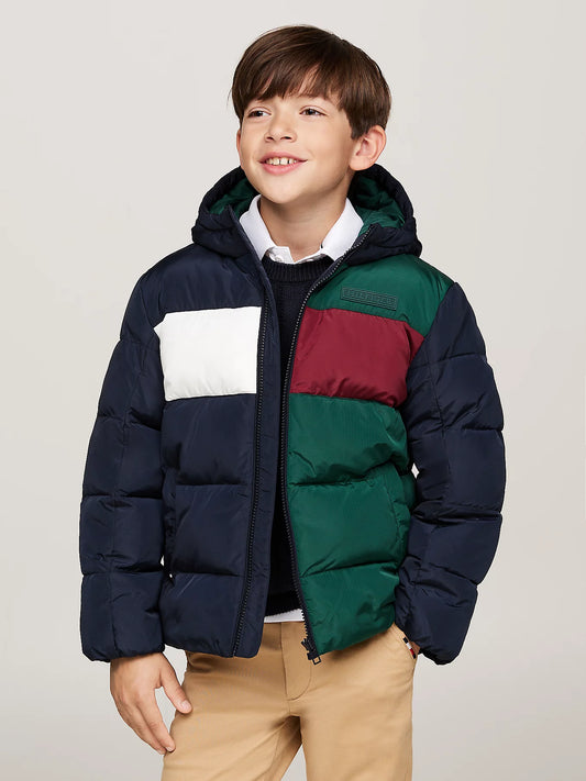 K B COLORBLOCK RIPSTOP PADDED JACKET 232554
