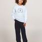 B FLEECE WOVEN WIDE PANTS 232568