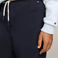 B FLEECE WOVEN WIDE PANTS 232568