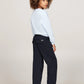 B FLEECE WOVEN WIDE PANTS 232568