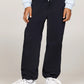 B FLEECE WOVEN WIDE PANTS 232568