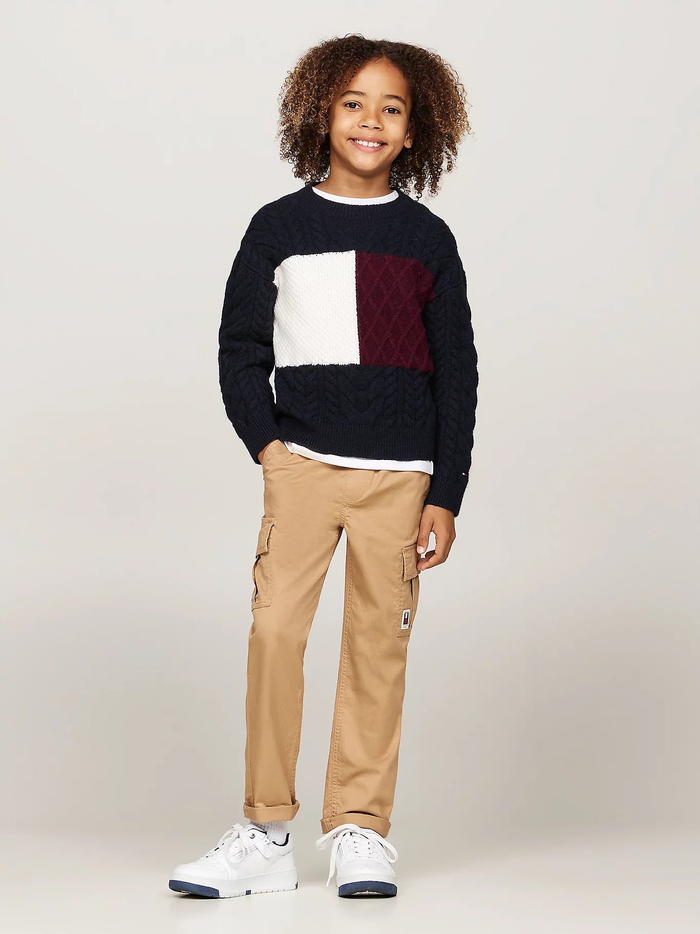 K COLORBLOCK SWEATER 232633