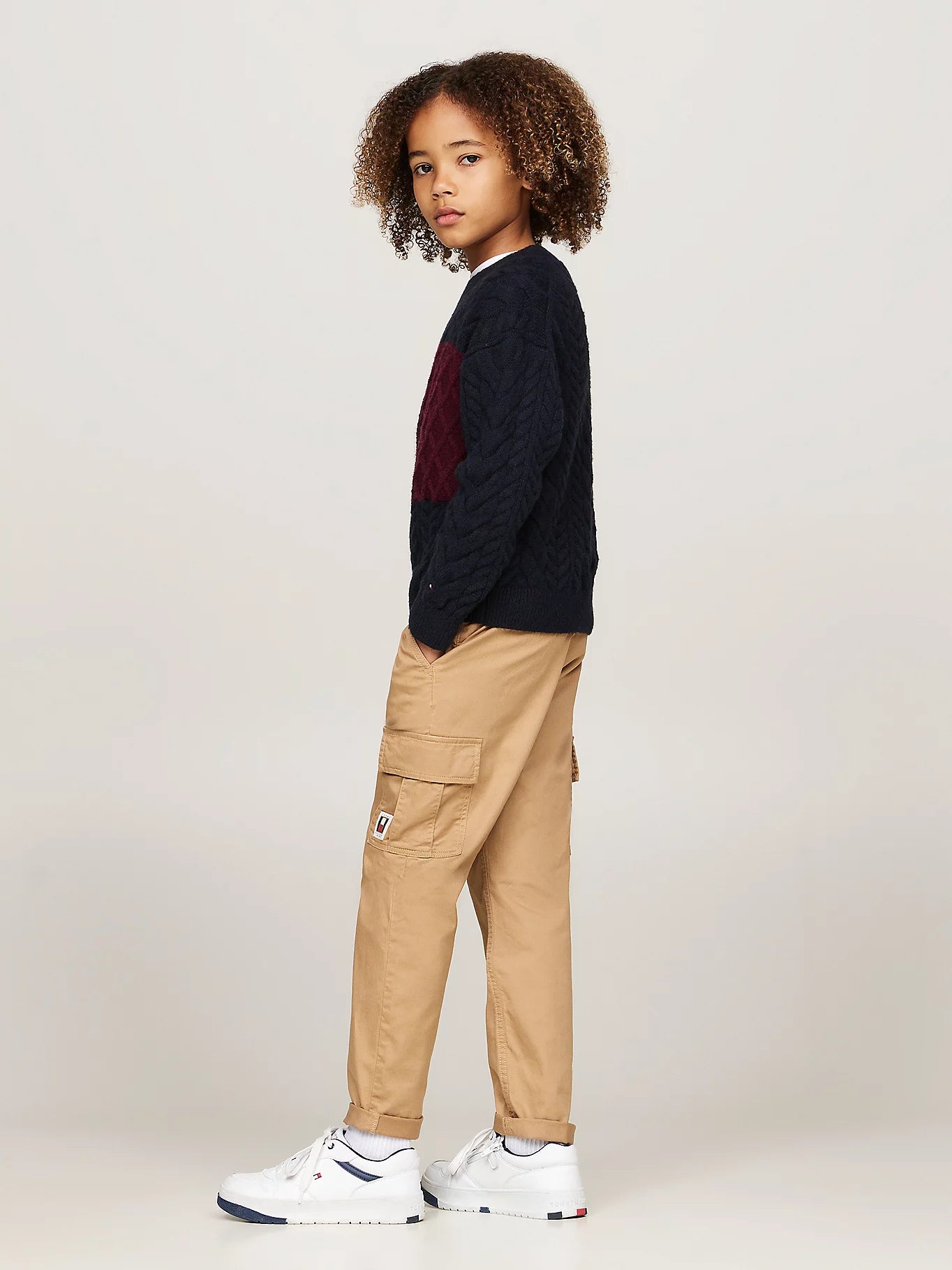 K COLORBLOCK SWEATER 232633