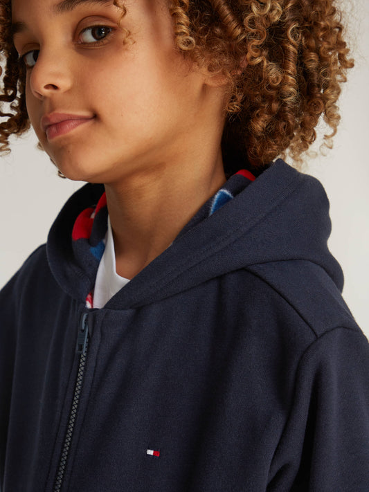 B FLAGS POLAR ZIP UP HOODIE 232826
