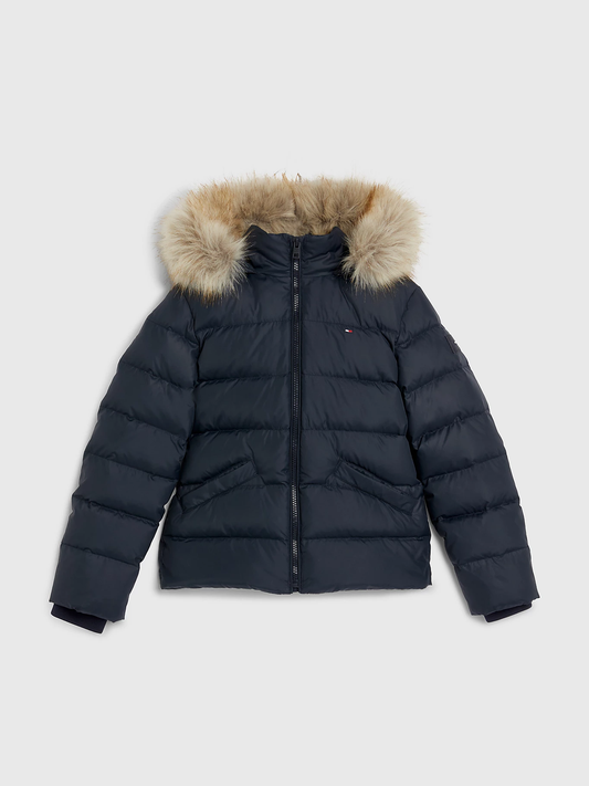 K ESSENTIAL DOWN FUR HOOD JACKET 218764