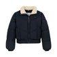 B TEDDY COLLAR SHORT PUFFER 233105