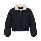 B TEDDY COLLAR SHORT PUFFER 233105