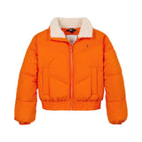 B TEDDY COLLAR SHORT PUFFER 233108
