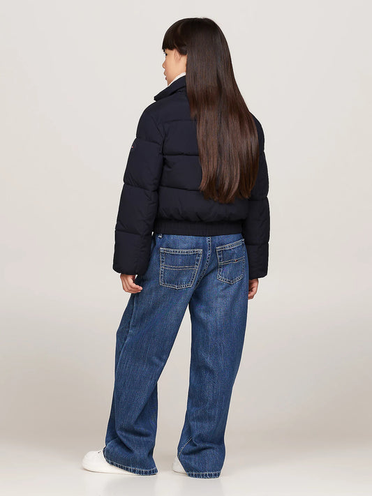 K TEDDY COLLAR SHORT PUFFER 233106