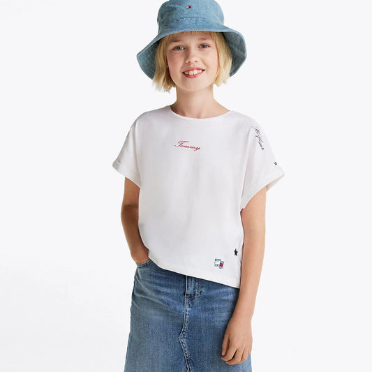 K STAR EMBROIDERED KNIT TOP SS 36243