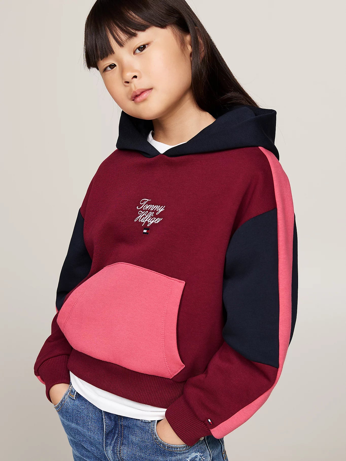 K COLORBLOCK HOODIE 233433