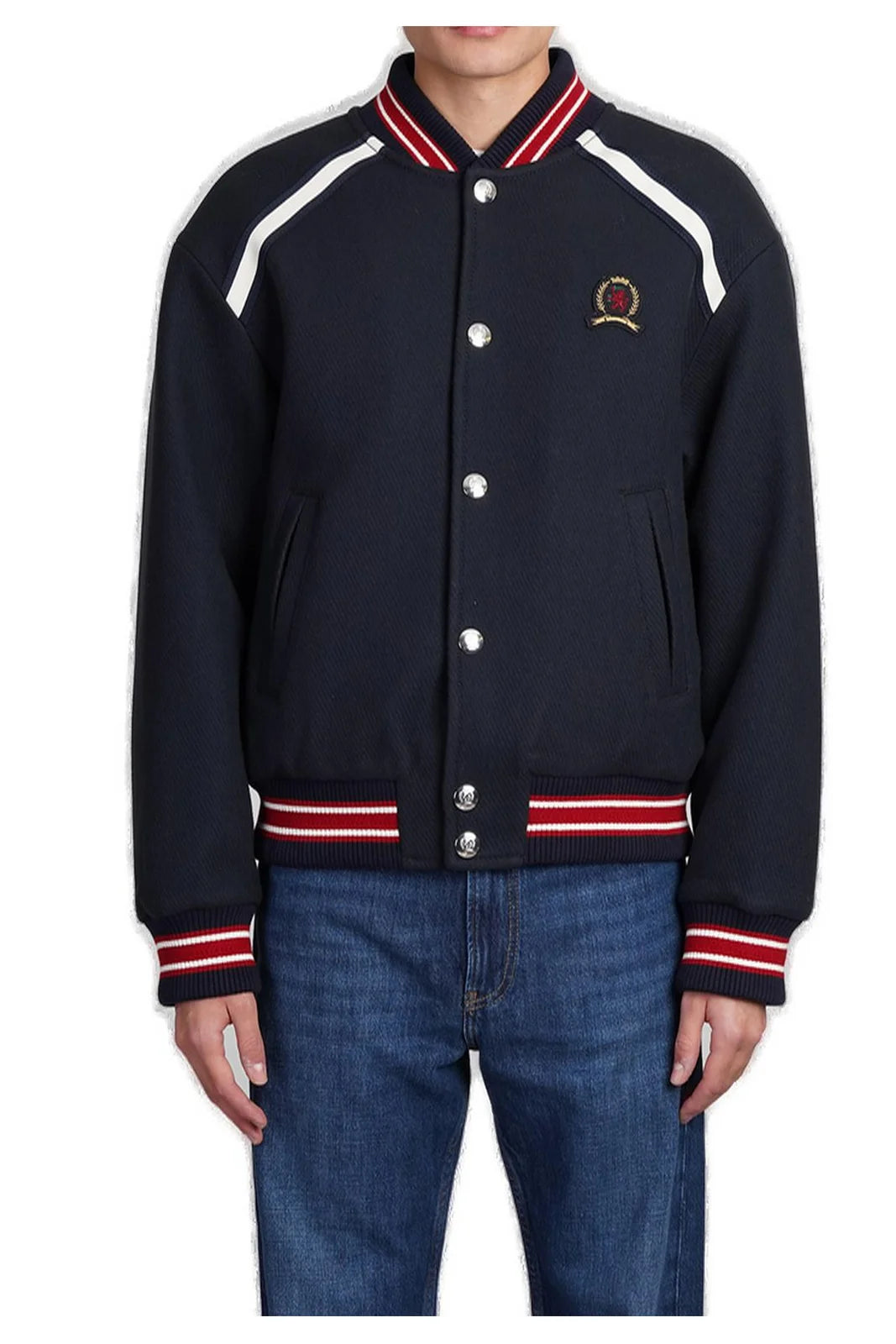 THC TWILL WOOL VARSITY JACKET 235170