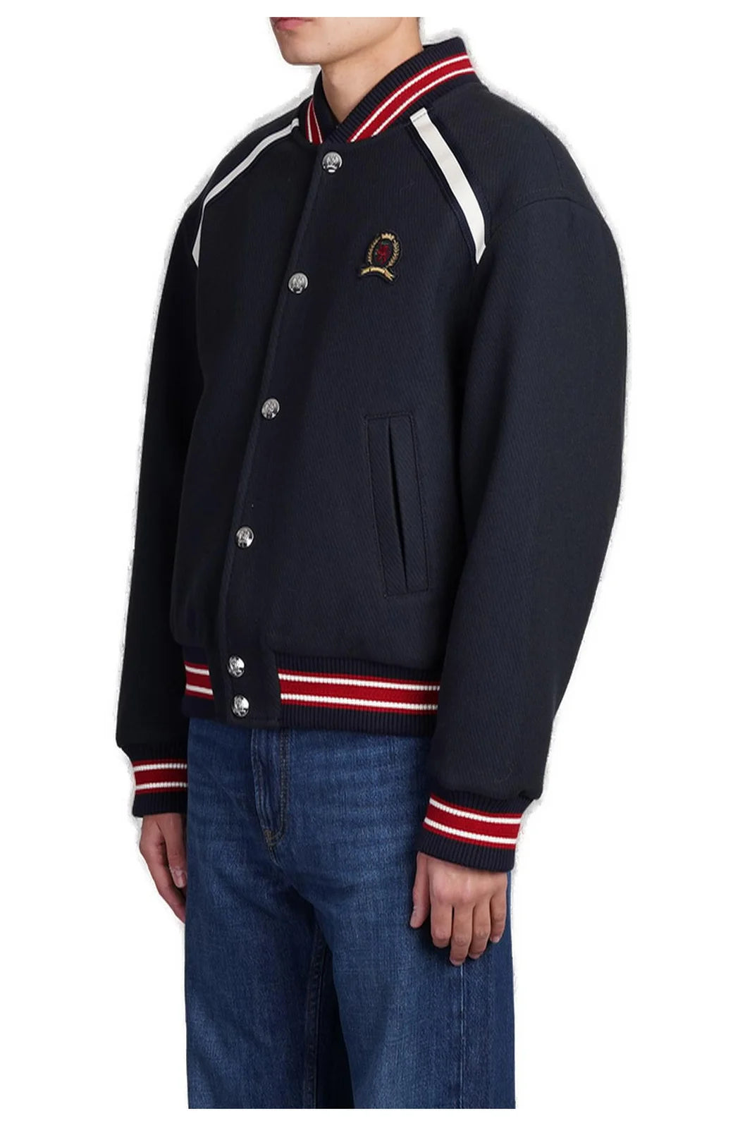 THC TWILL WOOL VARSITY JACKET 235170