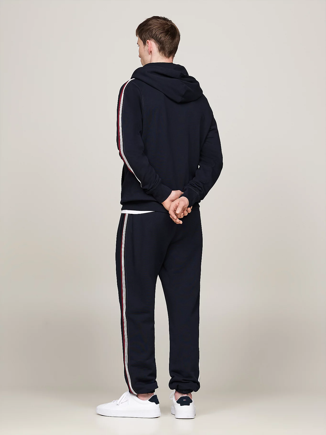 GLOBAL STRIPE TAPE HOODY 235267