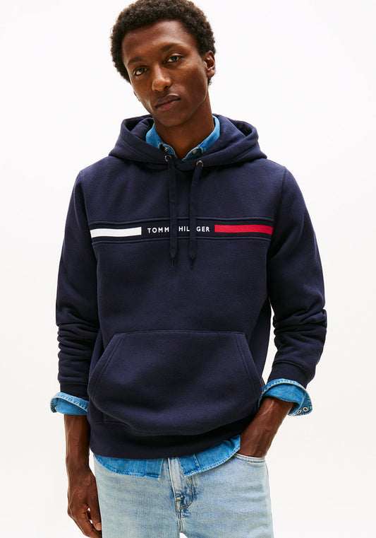 HILFIGER CHEST INSERT HOODY 235315
