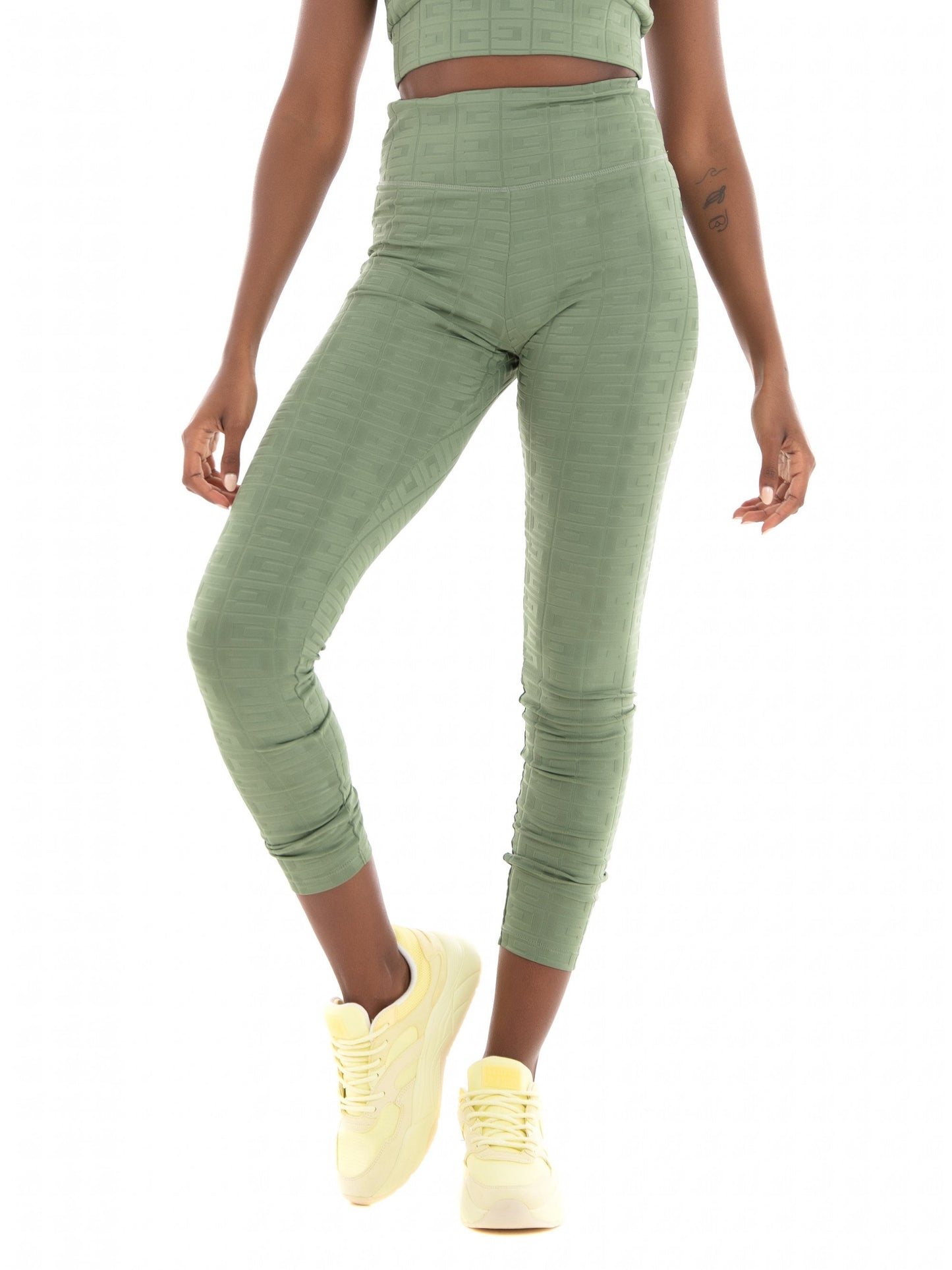 DANA LEGGING 4/4 - LOGO JCQ KNIT 300 V2GB06MC04Y G8E3