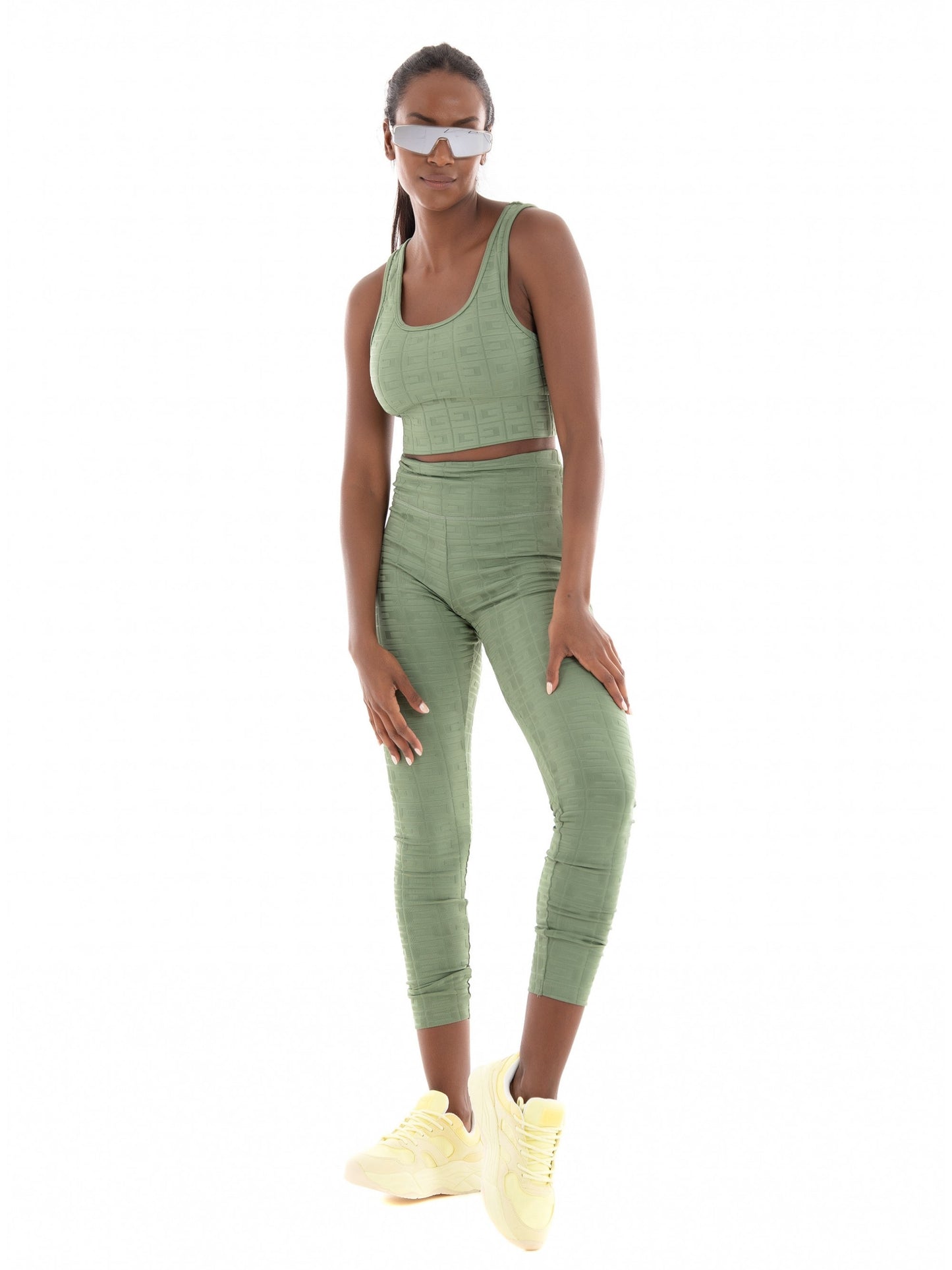 DANA LEGGING 4/4 - LOGO JCQ KNIT 300 V2GB06MC04Y G8E3