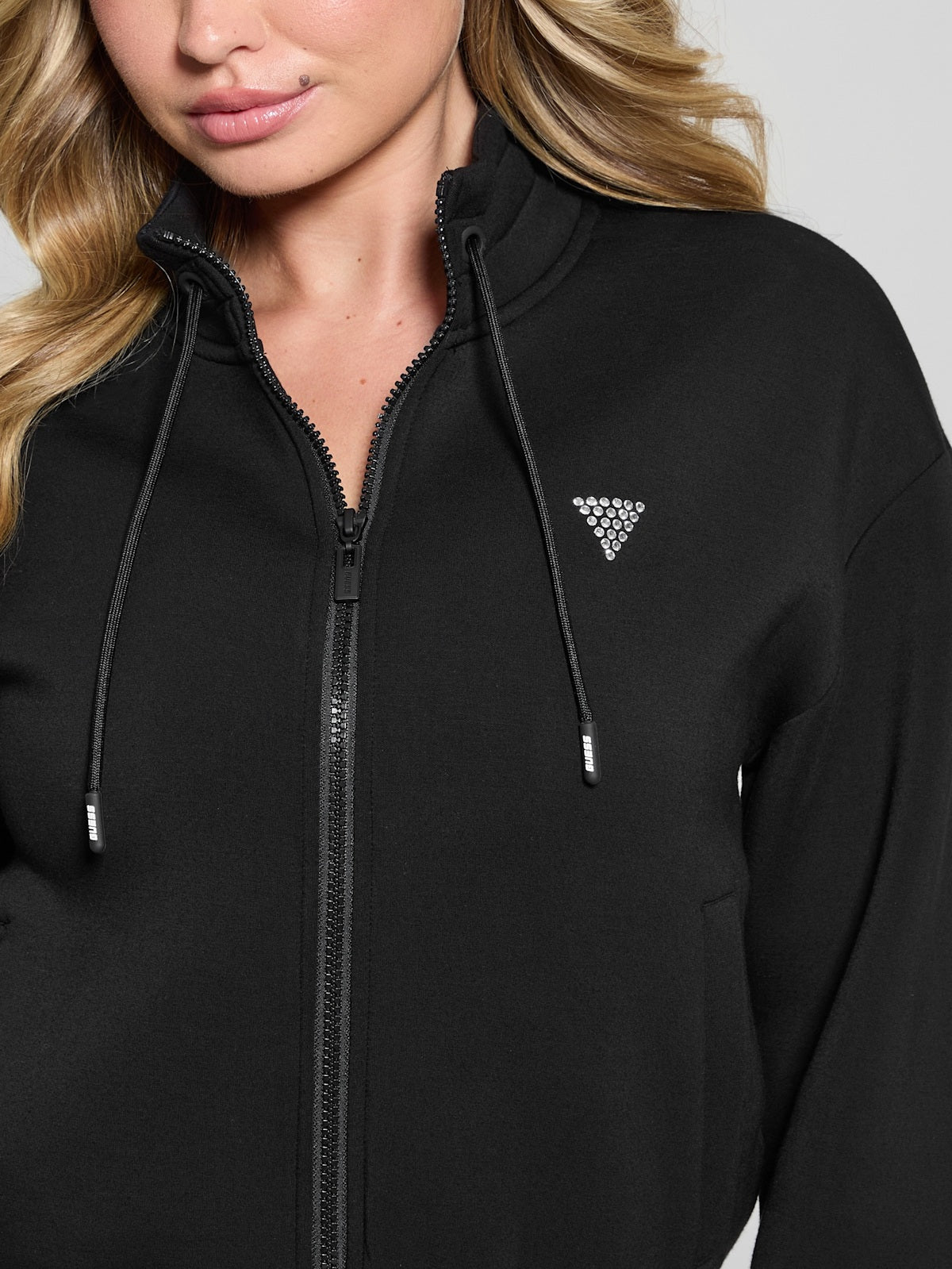 CECILIA SCUBA ZIP SWEATSHIRT K7UW2 JBLK