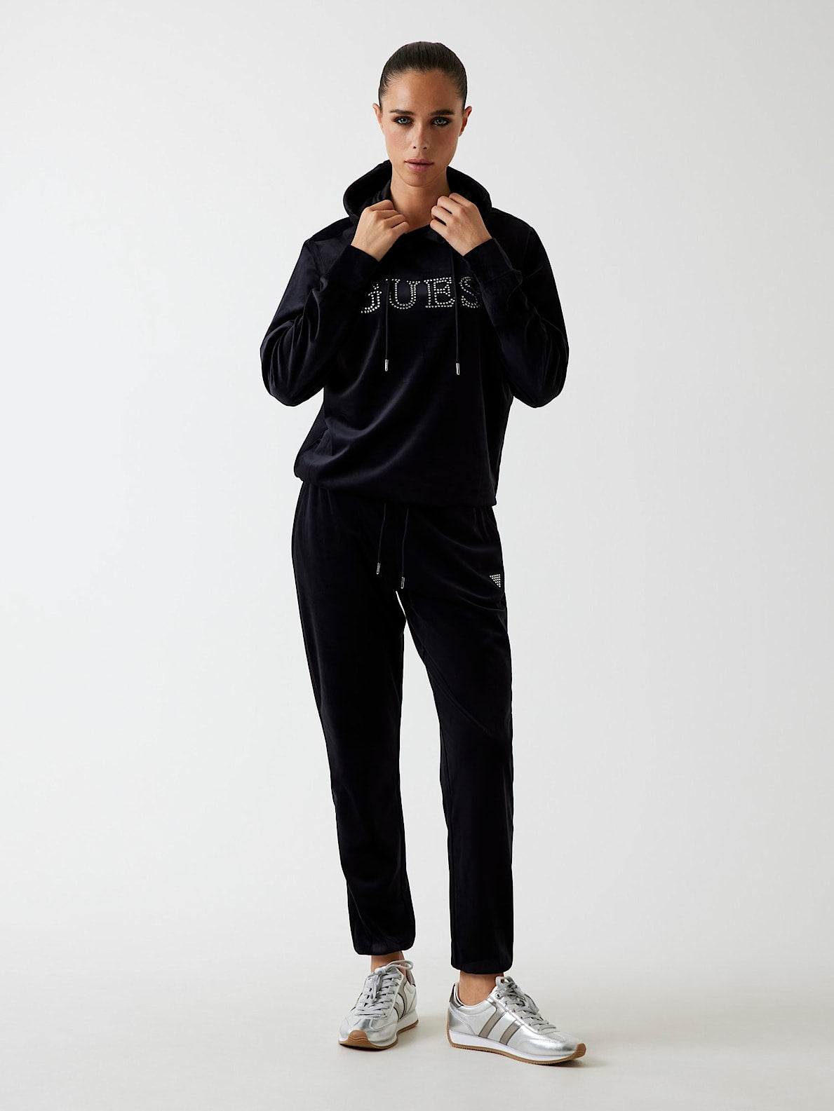 COUTURE HOODIE SWEATSHIRT K0232 JBLK