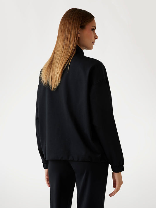 CARLA HIGH NECK ZIP JACKET KCX42 JBLK