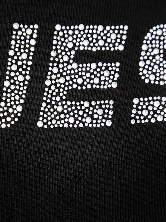 PRIMULA RHINESTONES CN SWEATSH KCRP0 JBLK