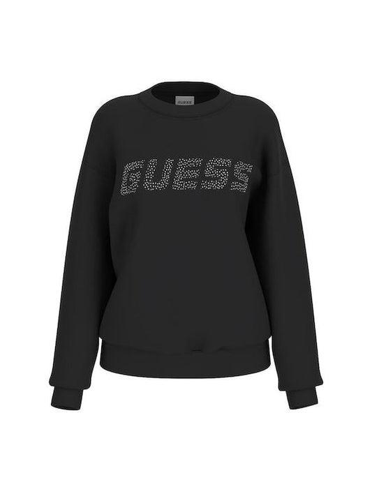 PRIMULA RHINESTONES CN SWEATSH KCRP0 JBLK