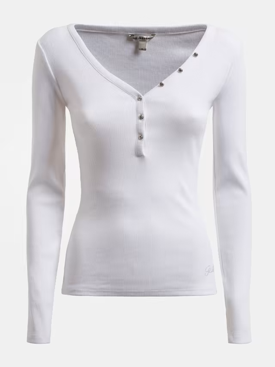 ES LS V NECK LOGO HE - STR GUNNAR RIB W0BP1SR9I51 G011