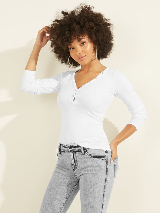 ES LS V NECK LOGO HE - STR GUNNAR RIB W0BP1SR9I51 G011