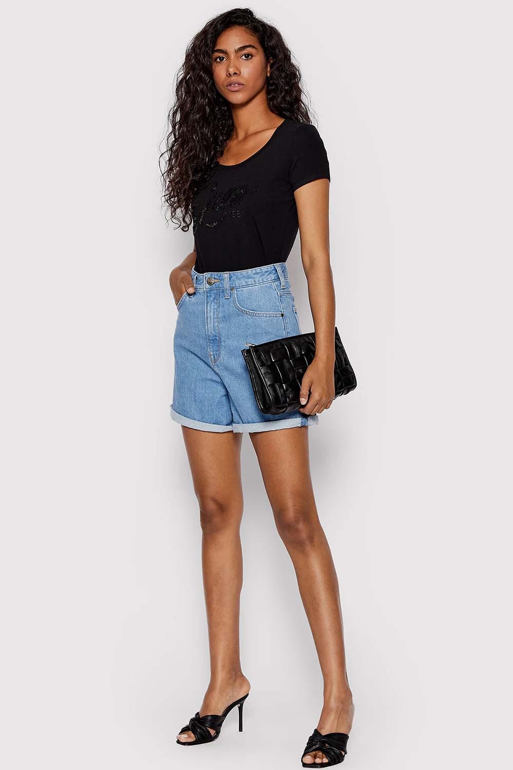 SS CN BRYANNA TEE - STRETCH JERSEY 180 SOLID W2YI28J1300 JBLK