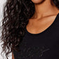 SS CN BRYANNA TEE - STRETCH JERSEY 180 SOLID W2YI28J1300 JBLK