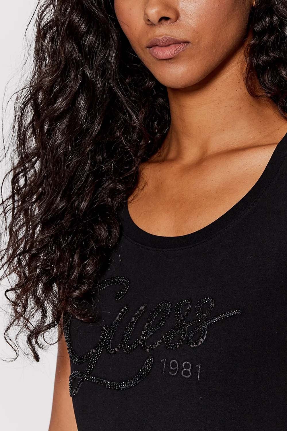 SS CN BRYANNA TEE - STRETCH JERSEY 180 SOLID W2YI28J1300 JBLK