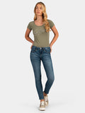 SS CN BRYANNA TEE - STRETCH JERSEY 180 SOLID W2YI28J1300 G831