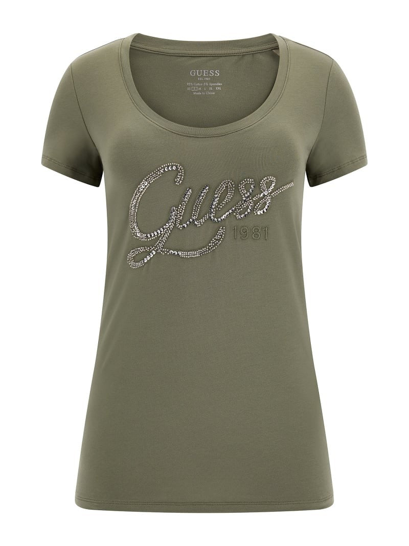 SS CN BRYANNA TEE - STRETCH JERSEY 180 SOLID W2YI28J1300 G831