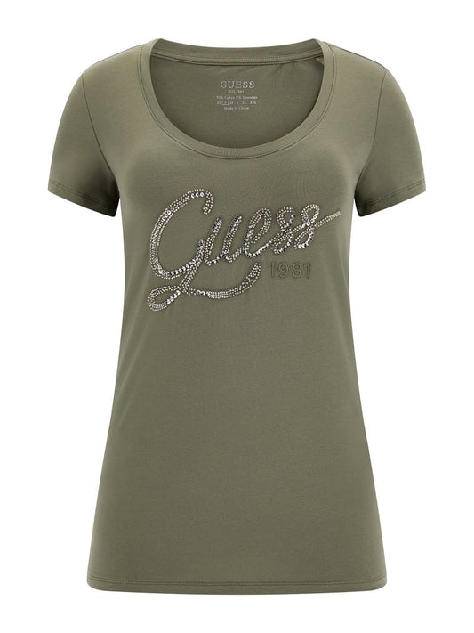 SS CN BRYANNA TEE - STRETCH JERSEY 180 SOLID W2YI28J1300 G831